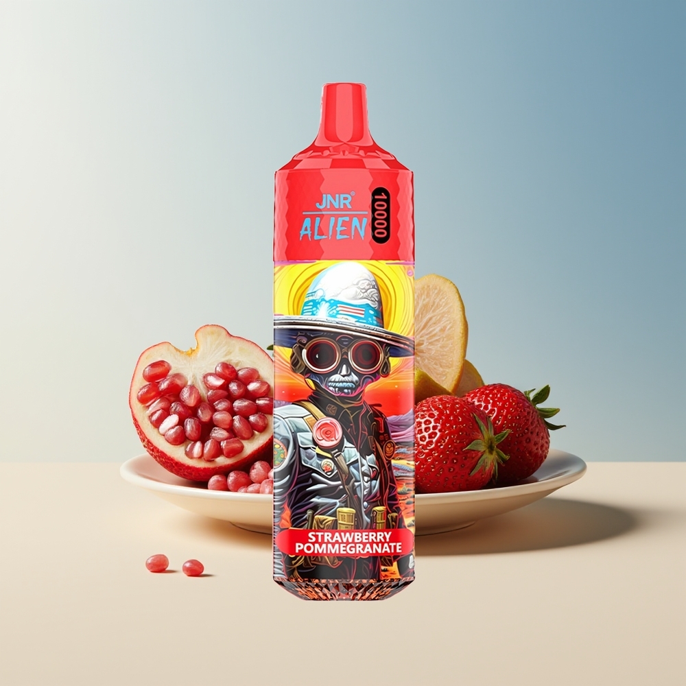 Veleprodaja Slovenija JNR Alien 10000 Puffs 850mAh RGB Jagoda Granatna