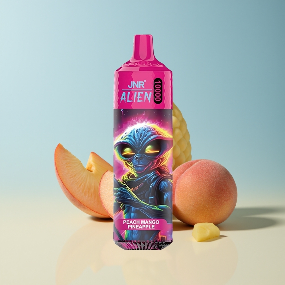 Veleprodaja Slovenija JNR Alien 10000 Puffs Breskeva Mango Ananas 850mAh LED