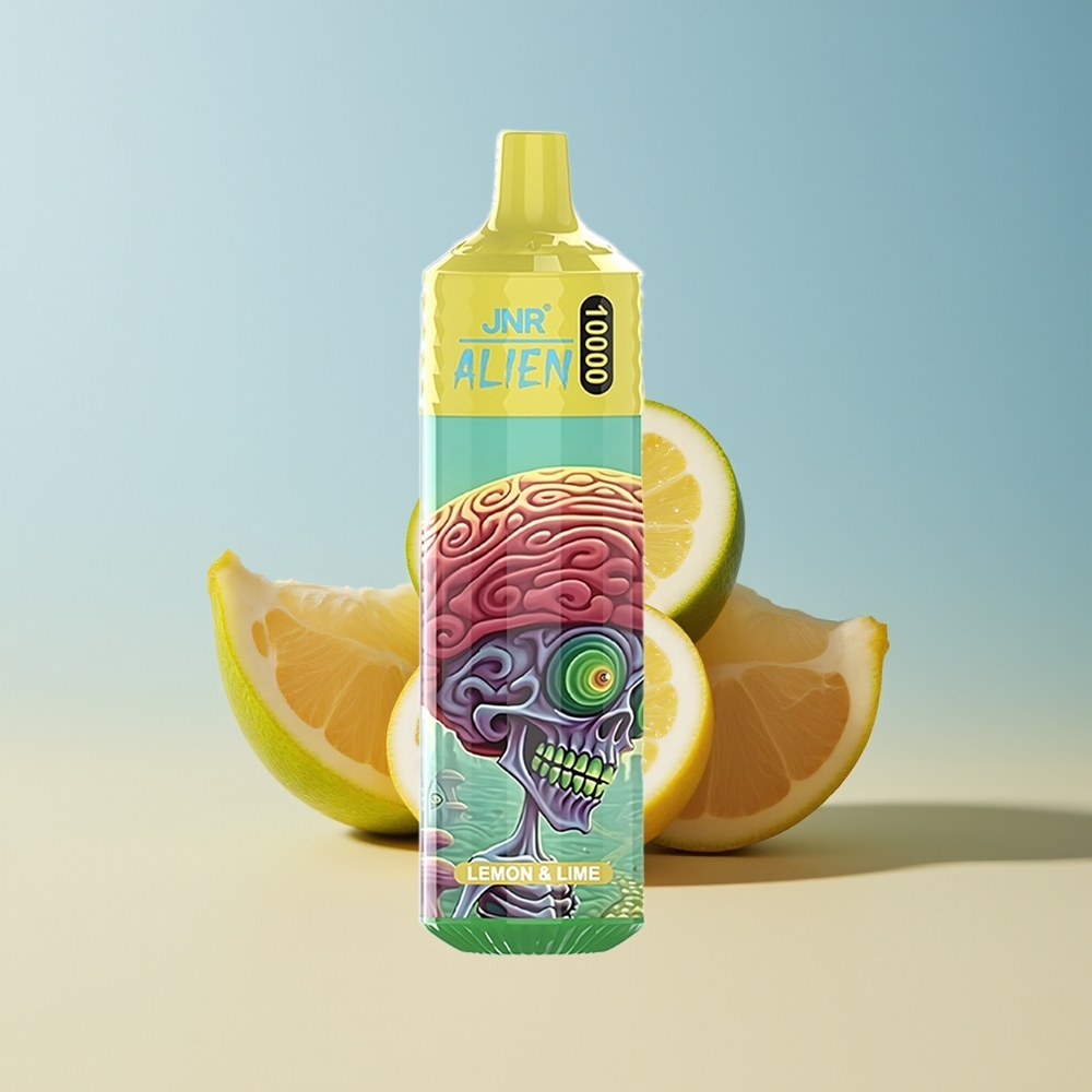 Veleprodaja Slovenija JNR Alien 10000 Pufov Limona in Apna 850mAh LED