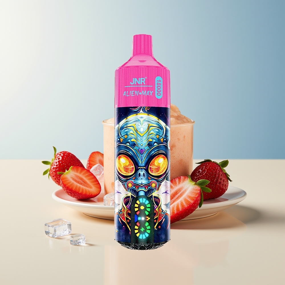 Veleprodaja Slovenija JNR Alien Max 18000 Puffs Dual Mesh Dual Core Jagoda Ledena