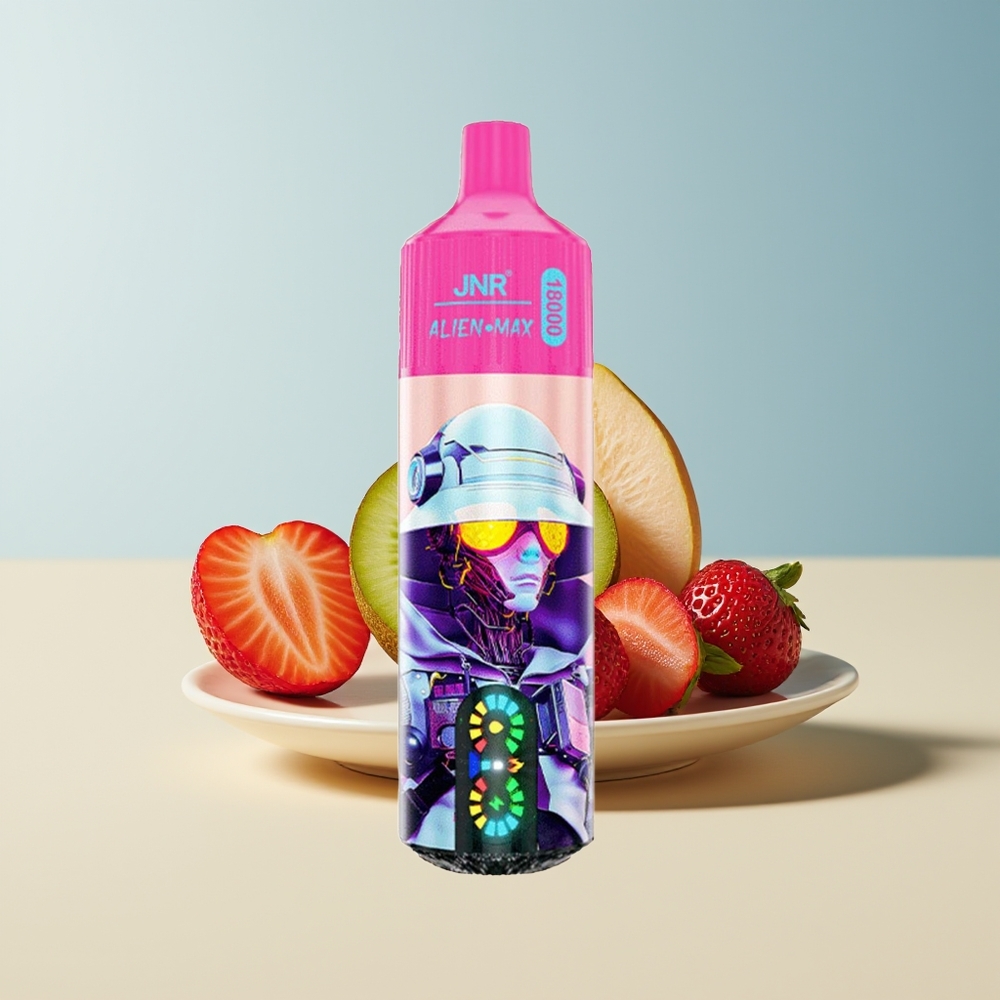 Veleprodaja Slovenija JNR Alien Max 18000 Puffs Jagoda Kivi Dual Mesh Coil Type-C Quick Charge