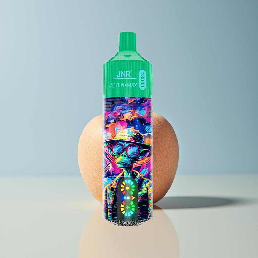 Veleprodaja Slovenija JNR Alien Max 18000 Puffs Zamrznjeno Jabolko Dual Mesh Coil  Dual Core 28ml E-liquid