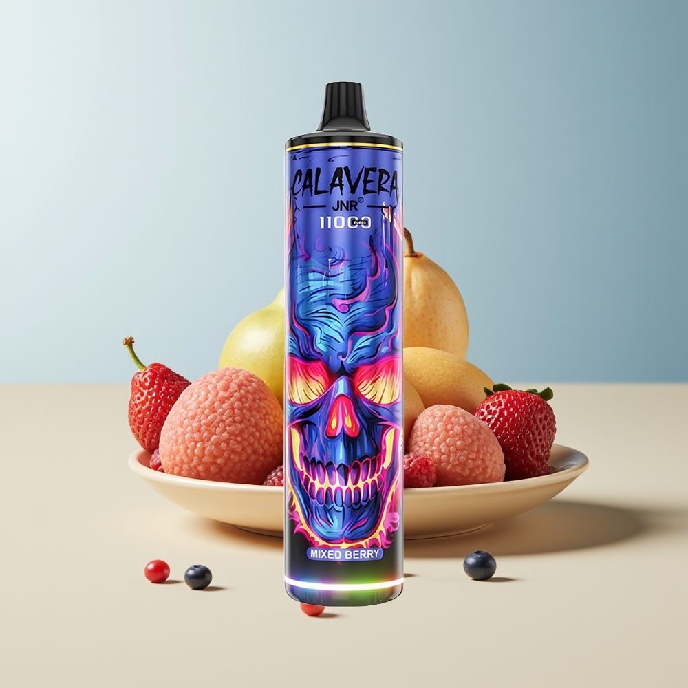 Veleprodaja Slovenija JNR Calavera 11000 Puffs Mešane Jagode Vape 850 mAh 21ml