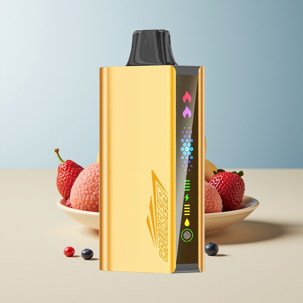 Veleprodaja Slovenija JNR Cruiser 12000 Pufov Mešane Jagode No-Charge Vape 25ml E-liquid 3500 mAh Battery