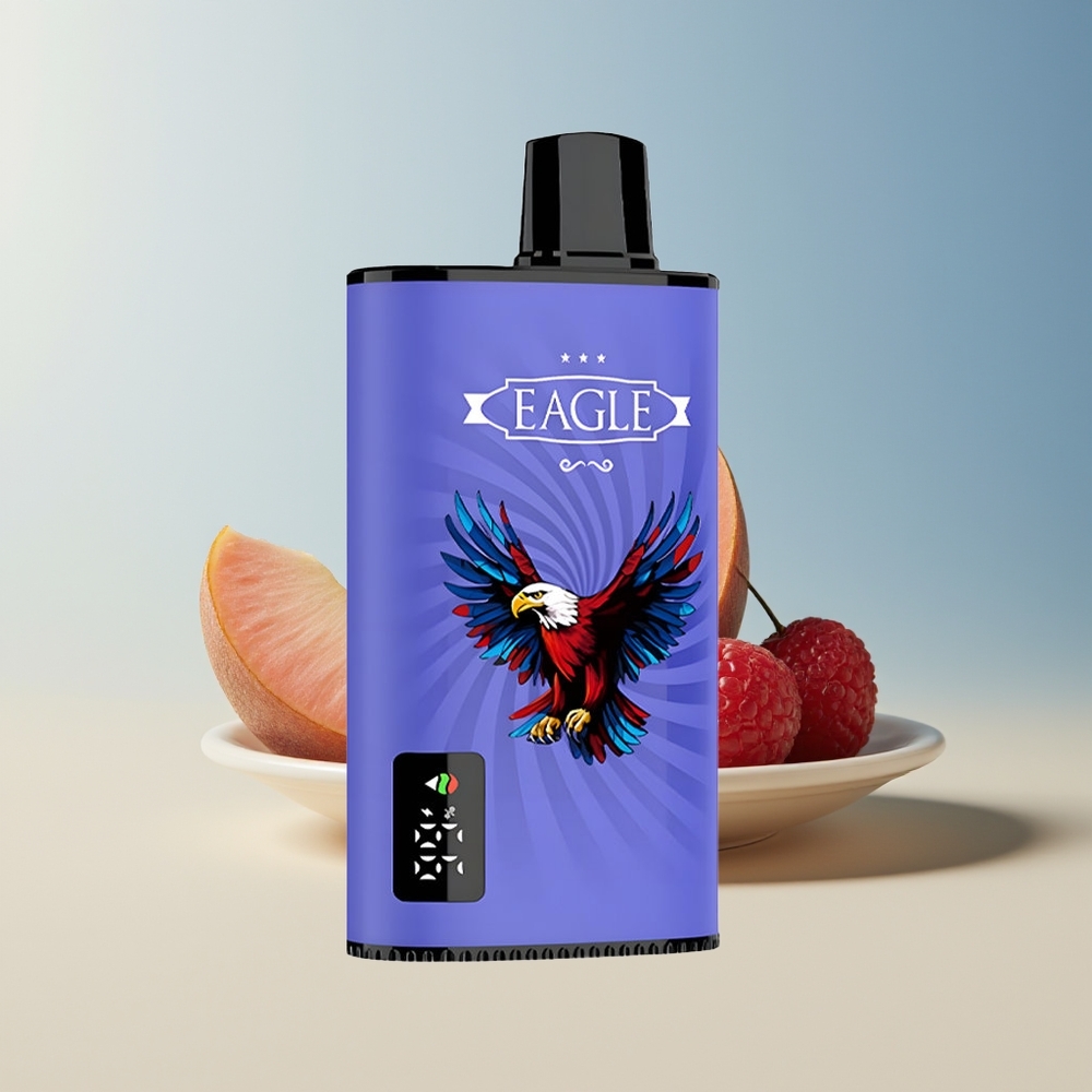 Veleprodaja Slovenija JNR EAGLE Smart 23000 Puffs Digital Screen Type-C Modra Malina Češnja