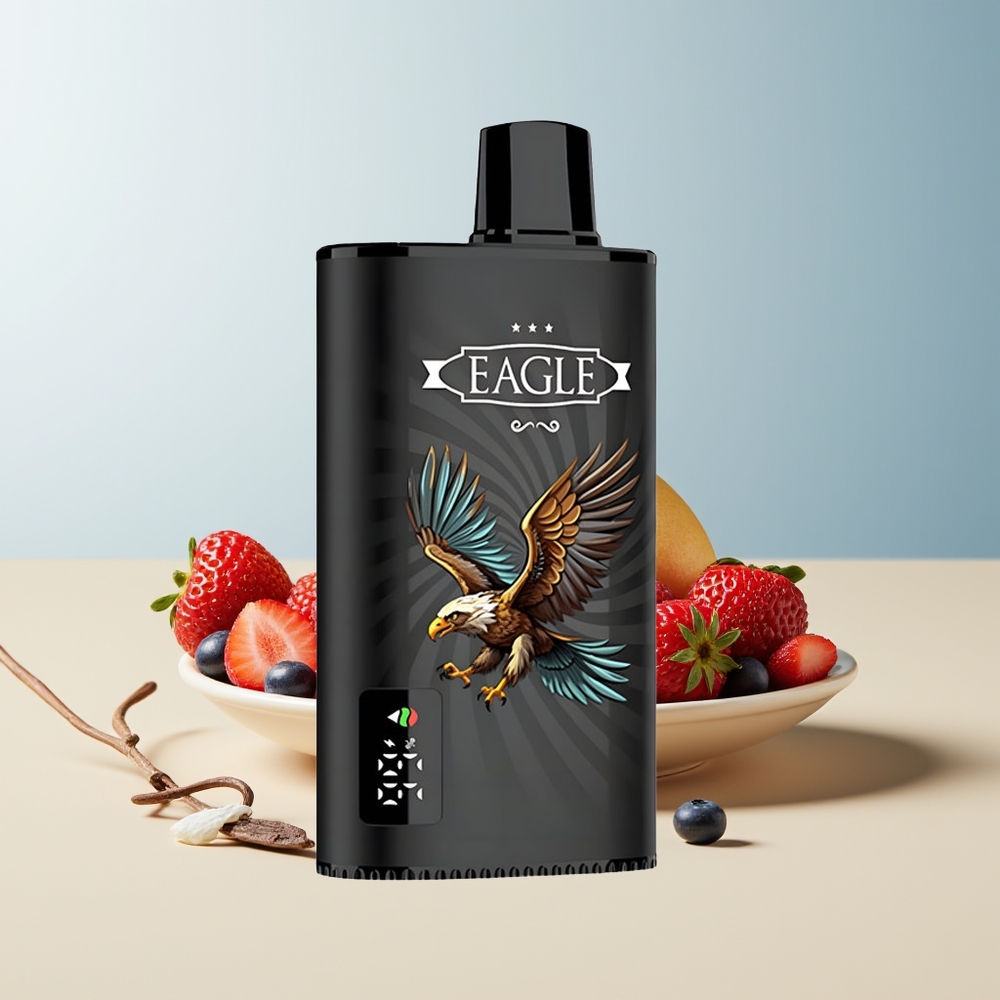 Veleprodaja Slovenija JNR EAGLE Smart 23000 Puffs Mešane Jagode Digital Screen Adjustable Airflow