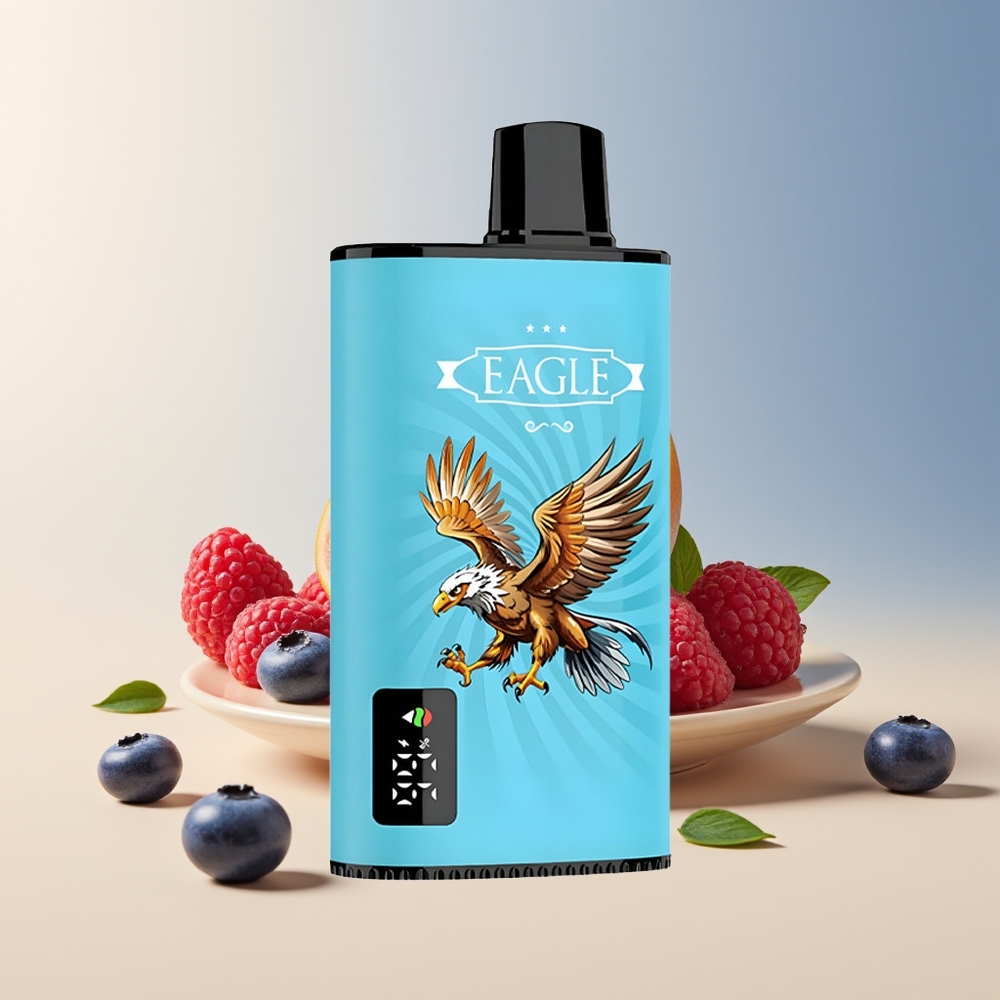 Veleprodaja Slovenija JNR EAGLE Smart 23000 Pufov Vape Borovnica Kisla Malina Digitalni Zaslon 25ml e-Tekočina