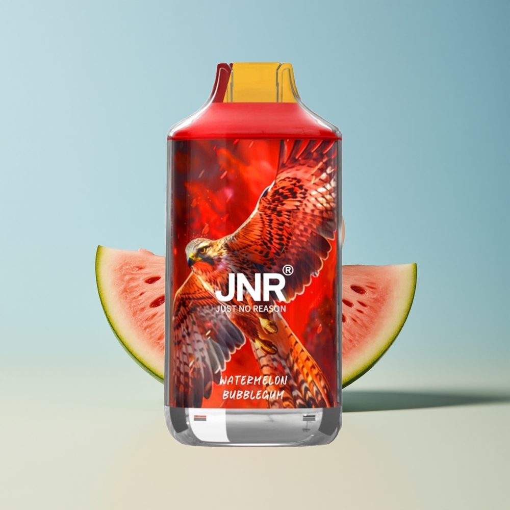 Veleprodaja Slovenija JNR Falcon 16000 Puffs 850 mAh Lubenica Bubblegum Dual Mesh Coil