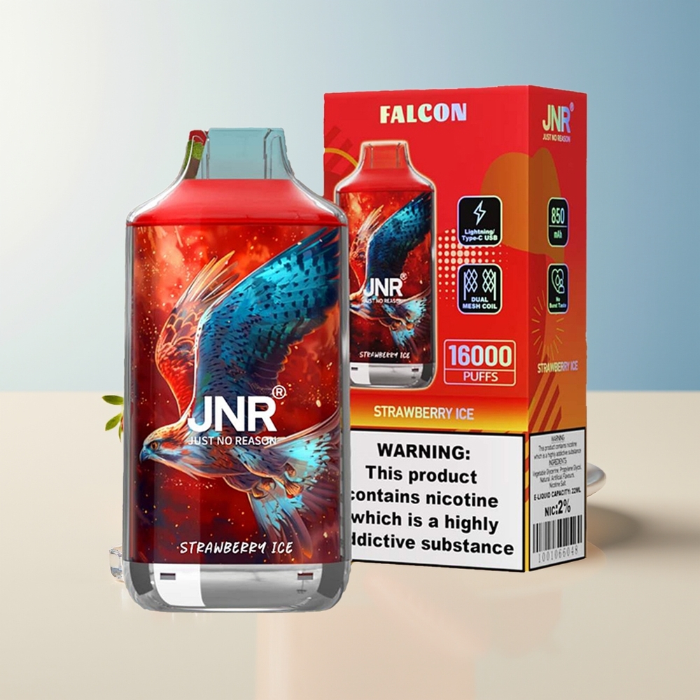 Veleprodaja Slovenija JNR Falcon 16000 Puffs Jagoda Led 850 mAh
