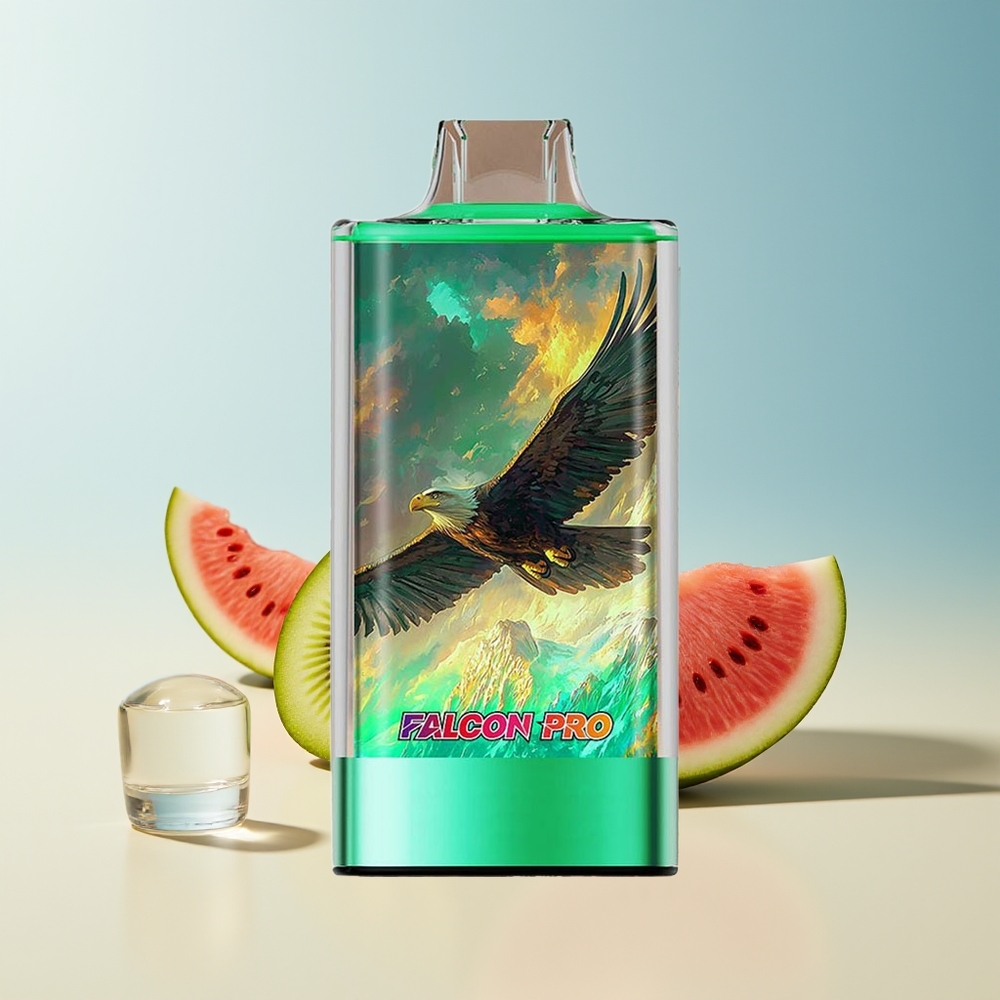 Veleprodaja Slovenija JNR Falcon Pro 28000 Puffov Dual Mesh Coil Kiši Lubenica Led