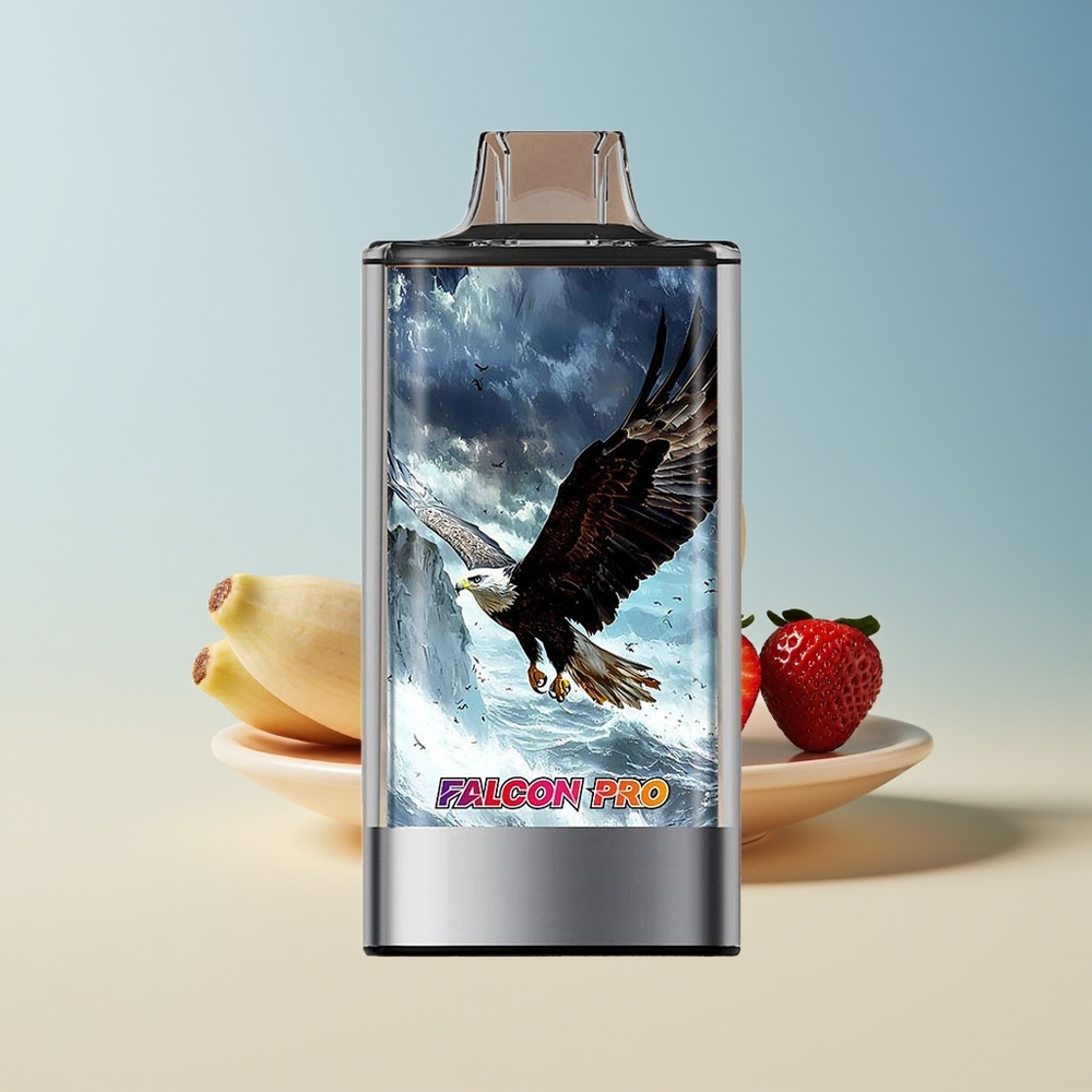 Veleprodaja Slovenija JNR Falcon Pro 28000 Puffs 30ml Jagoda Banana Dual Mesh Coil