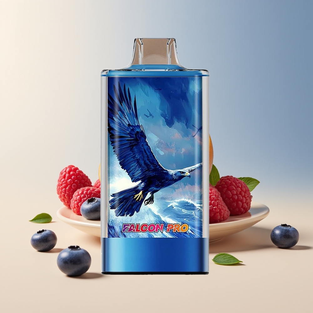 Veleprodaja Slovenija JNR Falcon Pro 28000 Pufov Modra Jagoda-Kisla Malina 950mAh 30ml