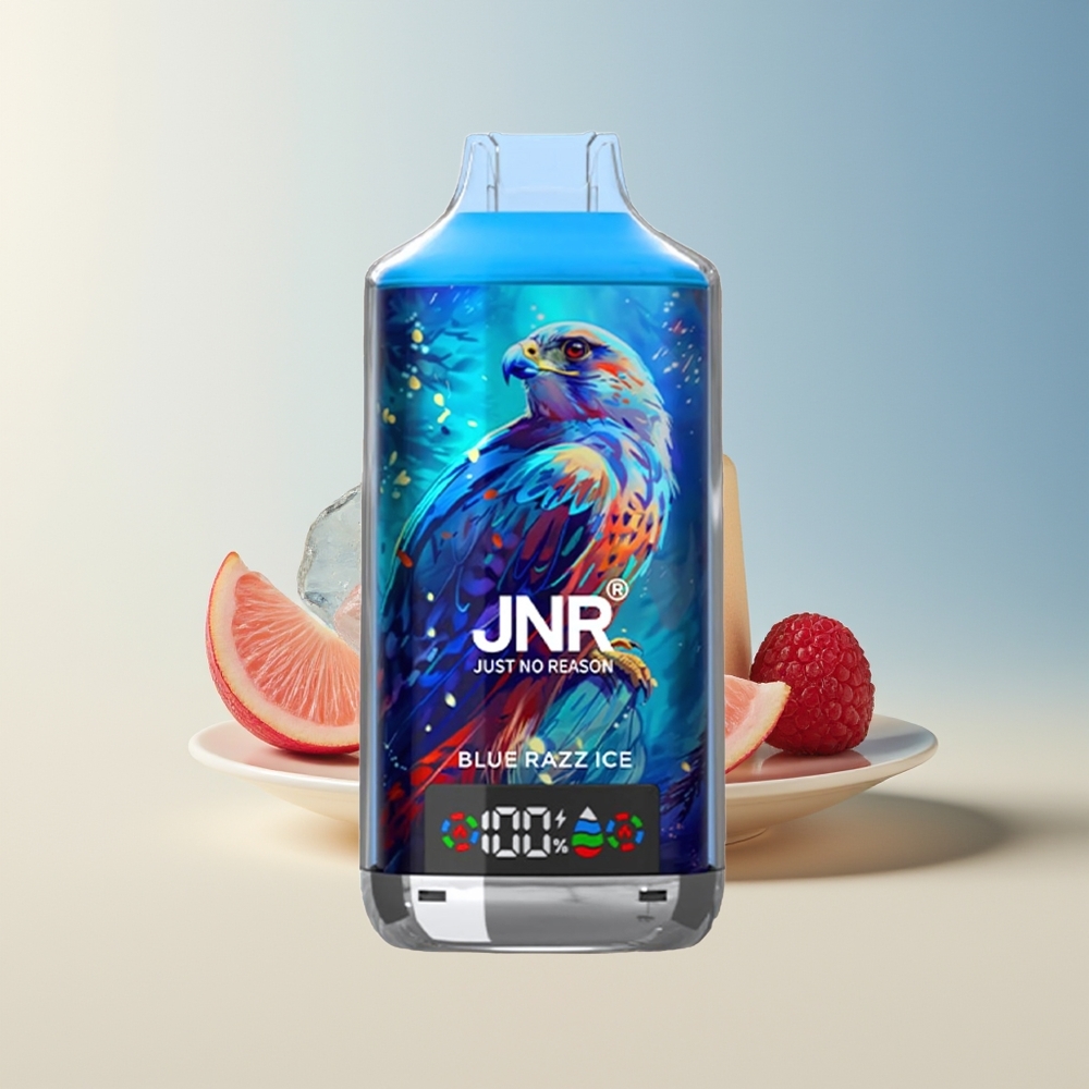 Veleprodaja Slovenija JNR Falcon X 18000 Puffov Dual Mesh Coil Blue Razz Ice