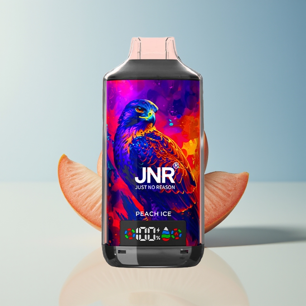 Veleprodaja Slovenija JNR Falcon X 18000 Pufov Dual Mesh Coil Breskev Led