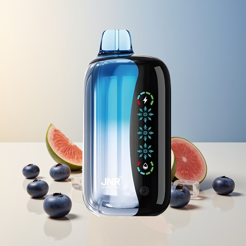 Veleprodaja Slovenija JNR Flex Ice 21000 Pofov Vape Borovnica Led Prilagodljiv Ice 12 Ohm Dual Mesh