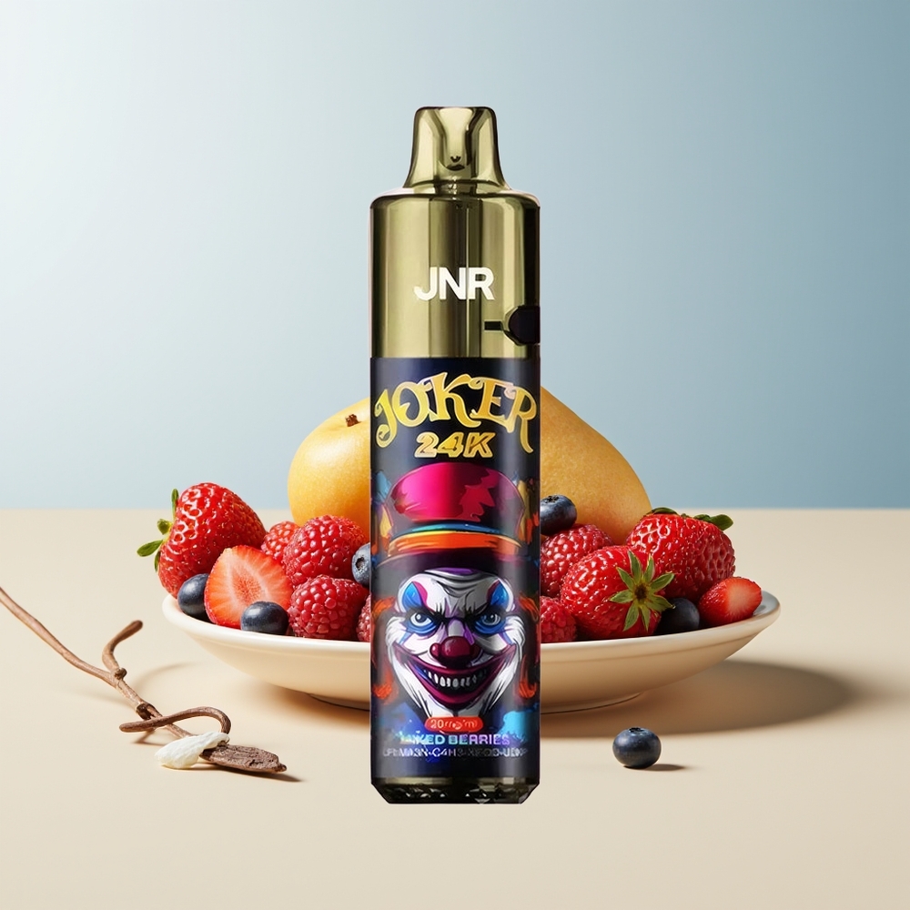 Veleprodaja Slovenija JNR Joker 24000 Puffov Mešane Jagode 2 Nikotina 800mAh Baterija