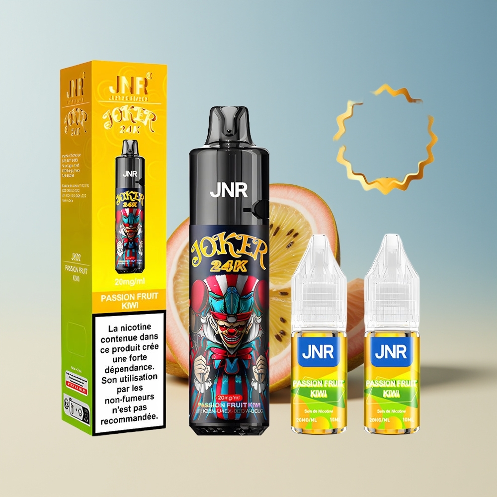 Veleprodaja Slovenija JNR Joker 24000 Puffs Vape Passija Sadje Kivi 2 Nikotin 800mAh Battery