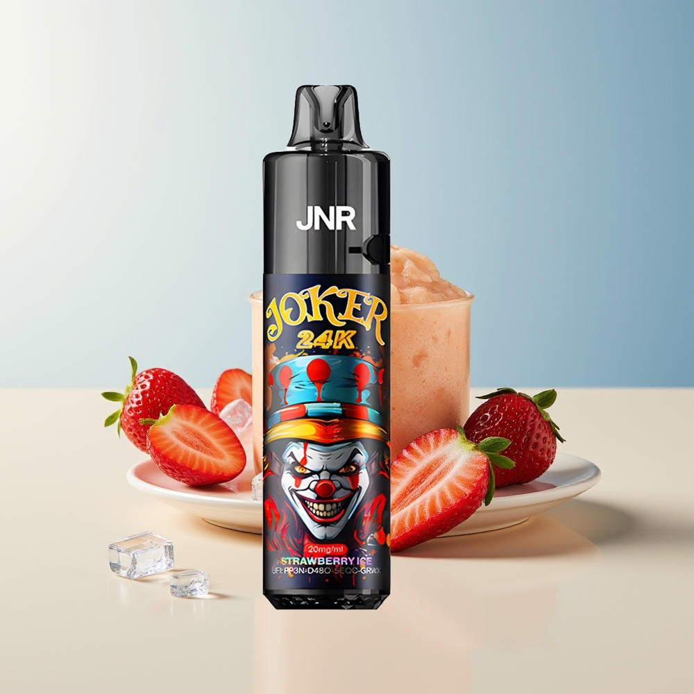 Veleprodaja Slovenija JNR Joker 24000 Pufi Jagoda Led 2 Nikotin 800mAh Baterija