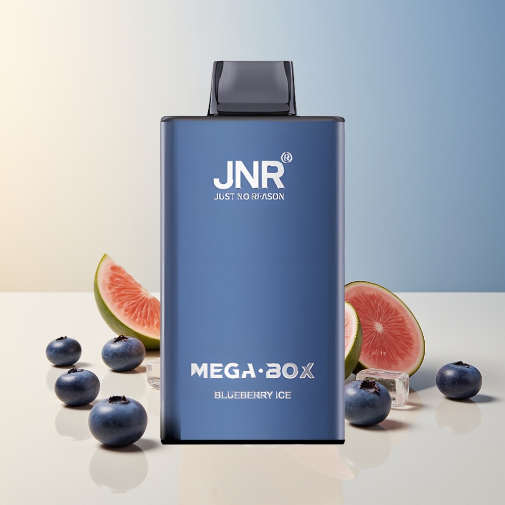 Veleprodaja Slovenija JNR Mega Box 25000 Pufi Borovnica Led 30ml Dual Mesh Coil