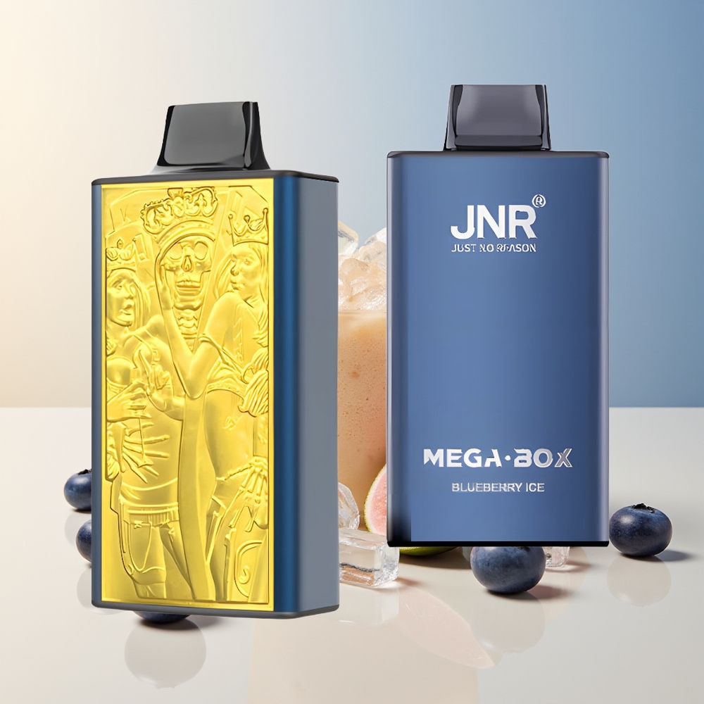 Veleprodaja Slovenija JNR Mega Box 25000 Pufi Borovnica Led 30ml Dual Mesh Coil