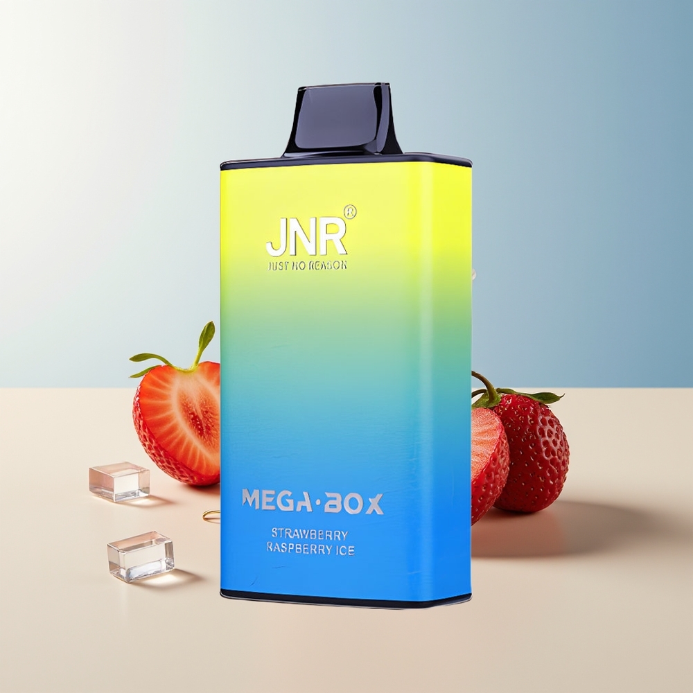 Veleprodaja Slovenija JNR Mega Box 25000 Pufi Dual Mesh Jagoda Malina Led