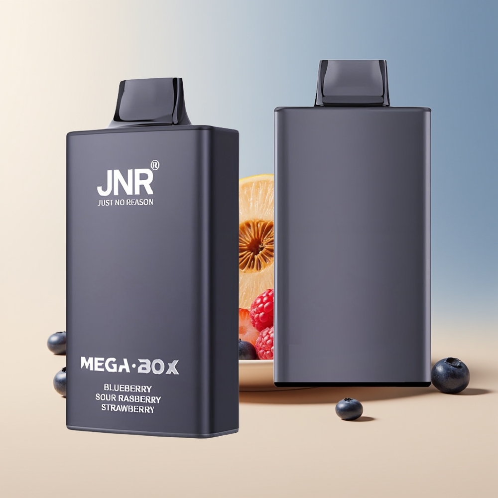 Veleprodaja Slovenija JNR Mega Box 25000 Pufov Vape Borovnica Kisla Malina Jagoda 850mAh Dual Mesh Coil
