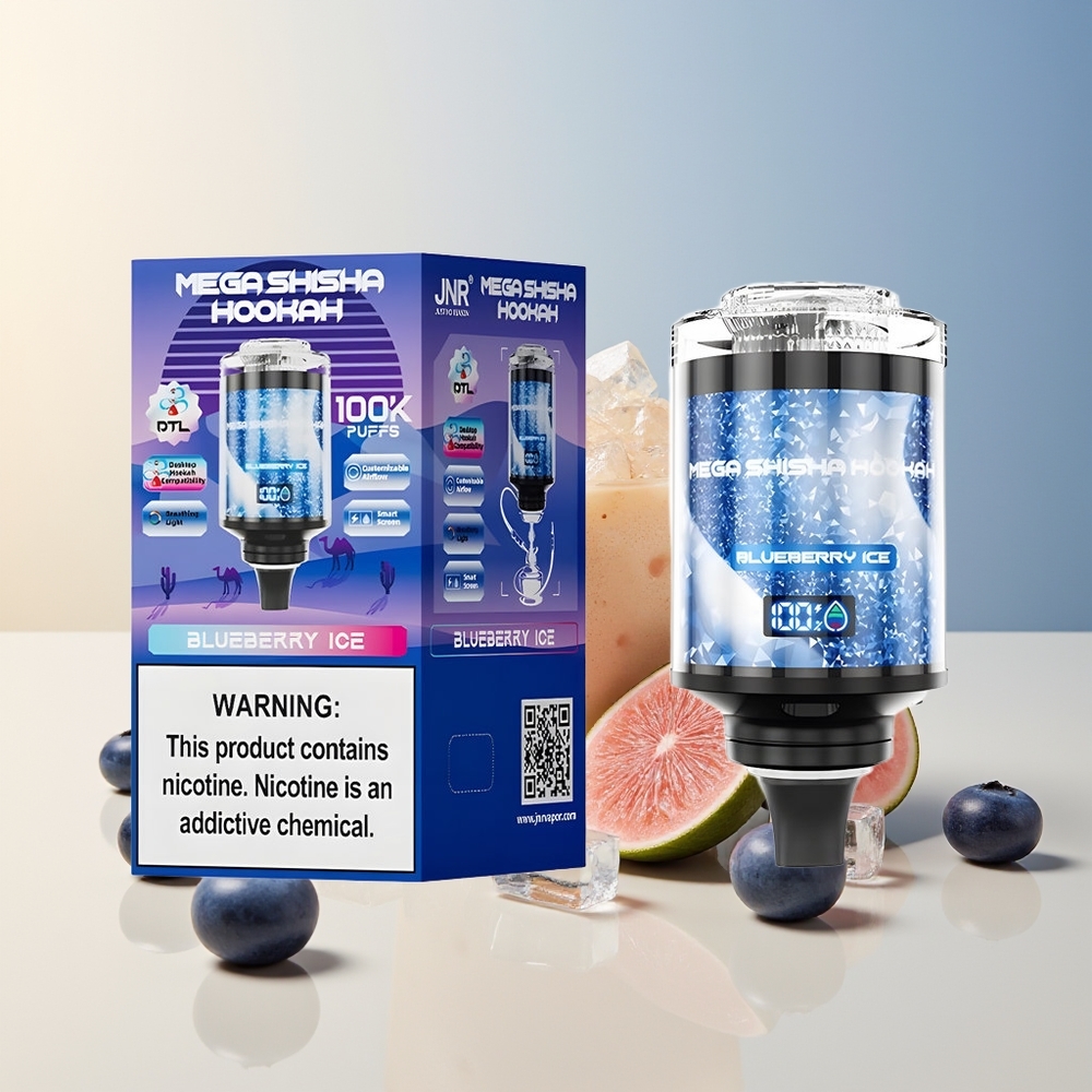 Veleprodaja Slovenija JNR Mega Shisha Hookah 100K Borovnični Led Interaktivni Pametni Zaslon