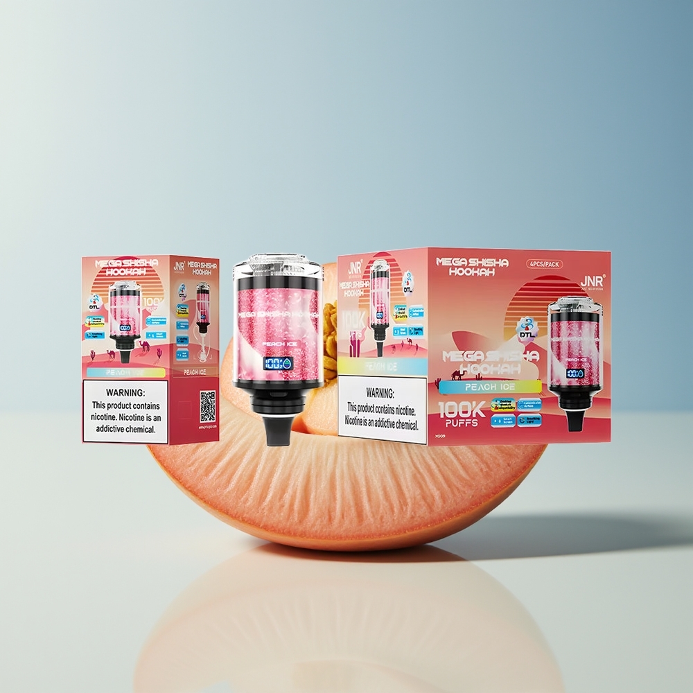 Veleprodaja Slovenija JNR Mega Shisha Hookah 100K Briškoca Sladoled 2200mAh