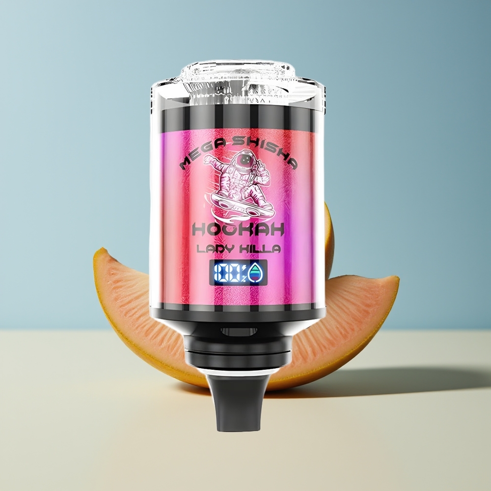 Veleprodaja Slovenija JNR Mega Shisha Hookah 100K Desktop Compatibility 100000 puffs 60ml e-Liquid Kapaciteta Lady Killa