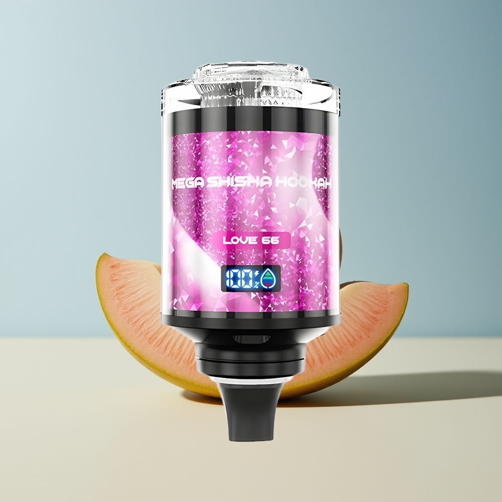 Veleprodaja Slovenija JNR Mega Shisha Hookah 100K Ljubezen 66 2200mAh Zračni Tok