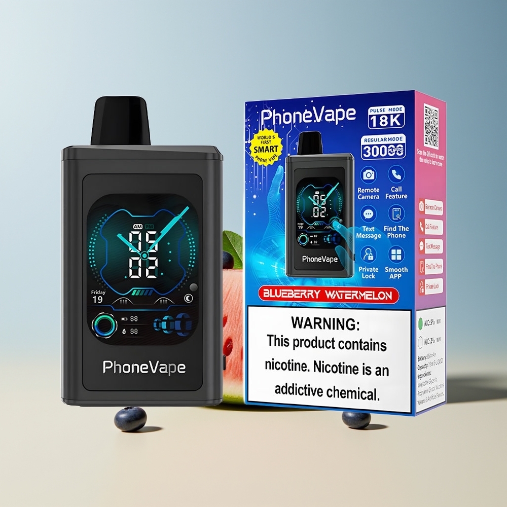 Veleprodaja Slovenija JNR PhoneVape 30000 pihov Vape Borovnica Lubenica App Controlled Turbo Mode