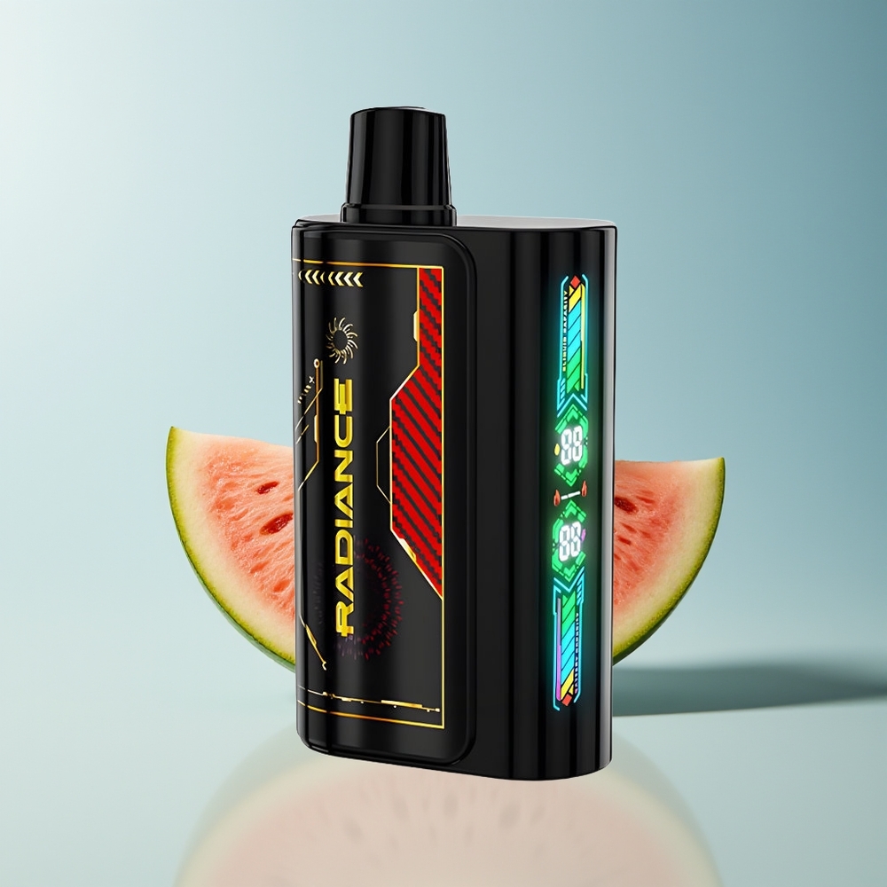 Veleprodaja Slovenija JNR Radiance 31000 Pufi Vape Lubenica Led Dual Mesh Coil Type-C Polnjenje