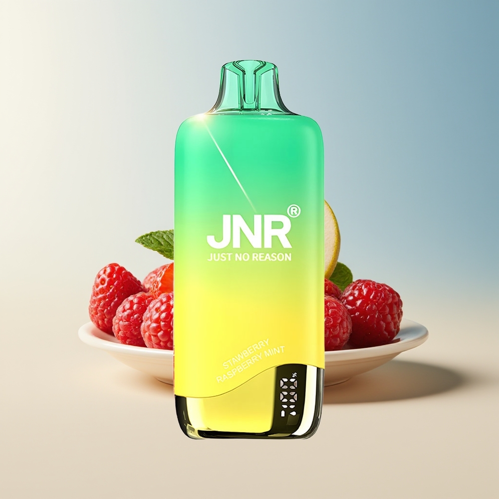 Veleprodaja Slovenija JNR Rainbow 10500 Puffs Strokovni Disposalni Vape Jagoda Malina Meta 18ml 5