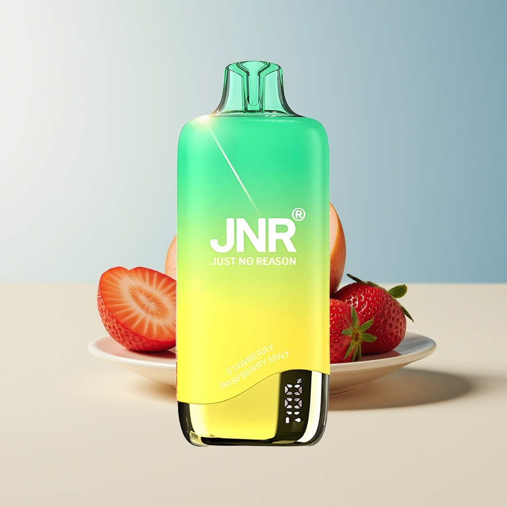 Veleprodaja Slovenija JNR Rainbow 10500 Puffs Vape Jagoda Breskov Menta 18ml 600mAh