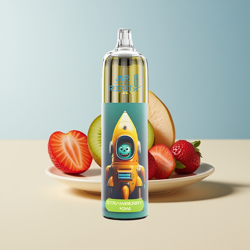 Veleprodaja Slovenija JNR Rocket-X 12400 Puffs Vape Jagoda Kivi 25ml e-Liquid Capacity Type-C Quick Charge