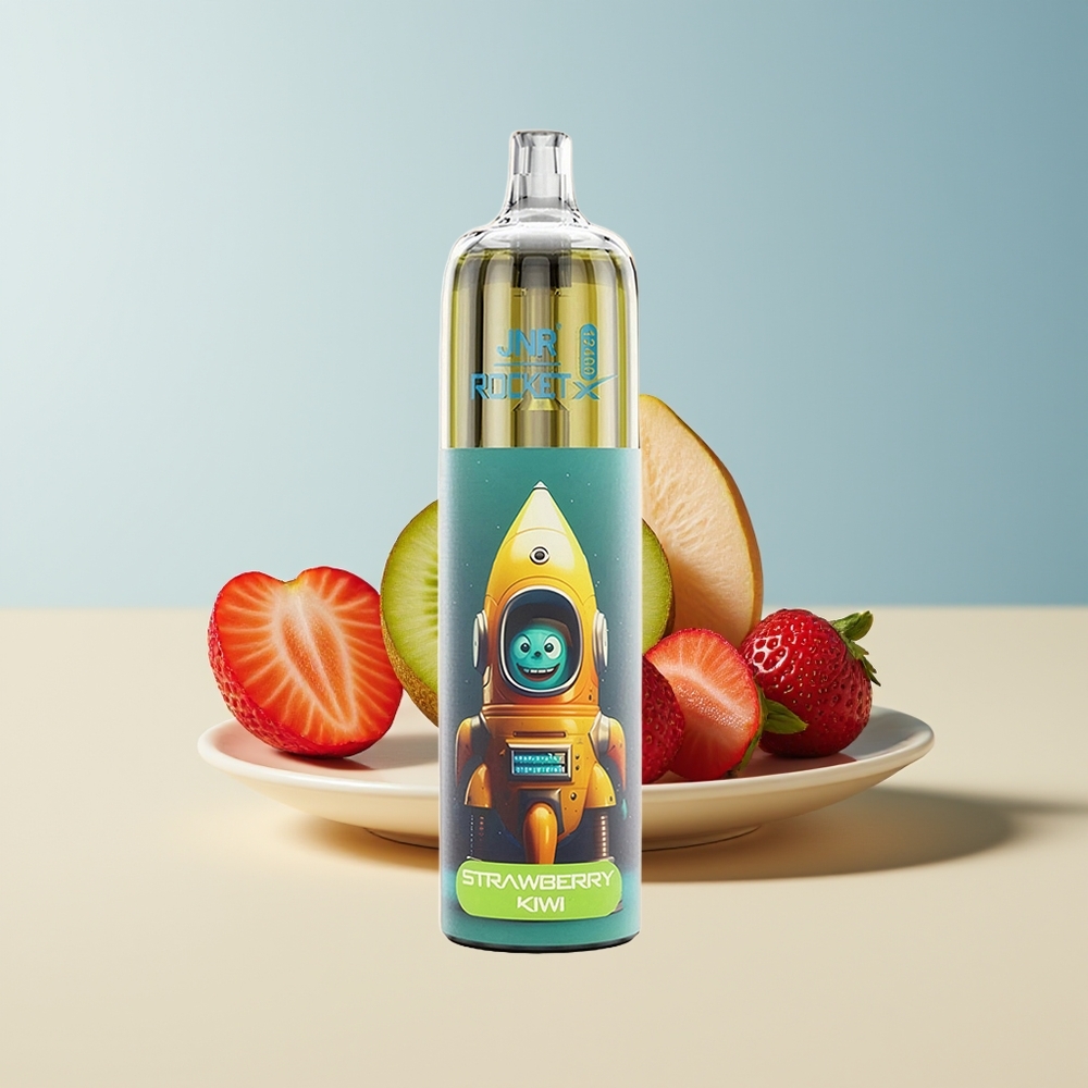 Veleprodaja Slovenija JNR Rocket-X 12400 Puffs Vape Jagoda Kivi 25ml e-Liquid Capacity Type-C Quick Charge