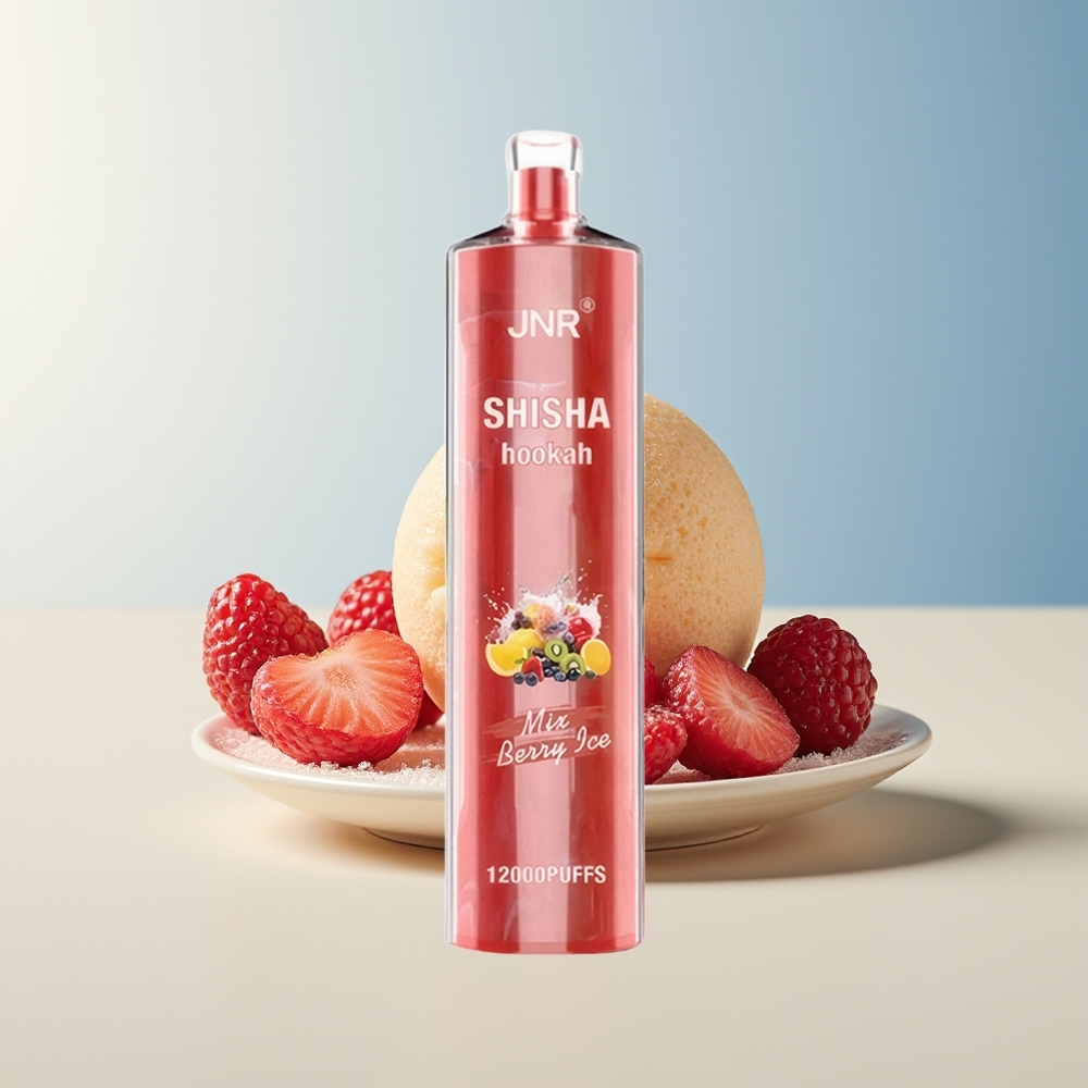 Veleprodaja Slovenija JNR Shisha Hookah 12000 Puffs 24ml Jagoda Led Vape