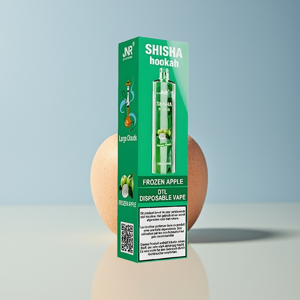 Veleprodaja Slovenija JNR Shisha Hookah 12000 Puffs 750mAh Zamrznjeno Jabolko