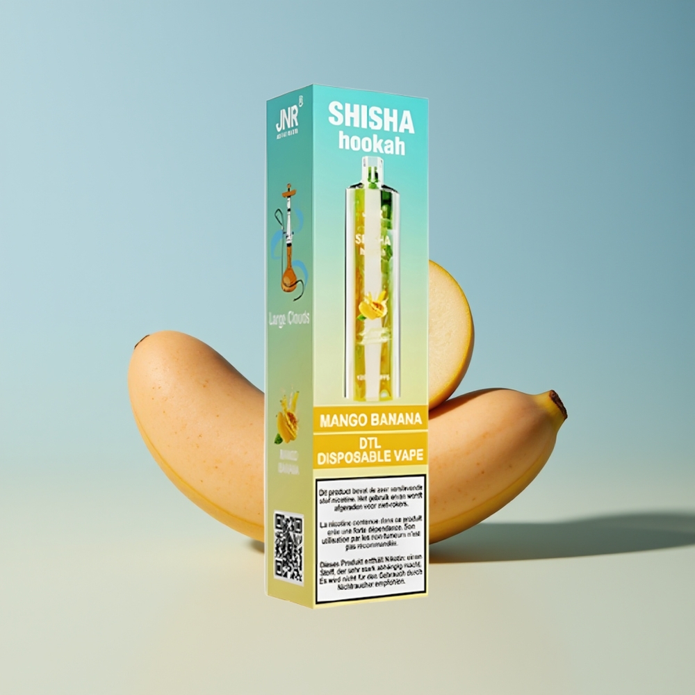 Veleprodaja Slovenija JNR Shisha Hookah 12000 Pufov Mango Banana 750mAh Type-C