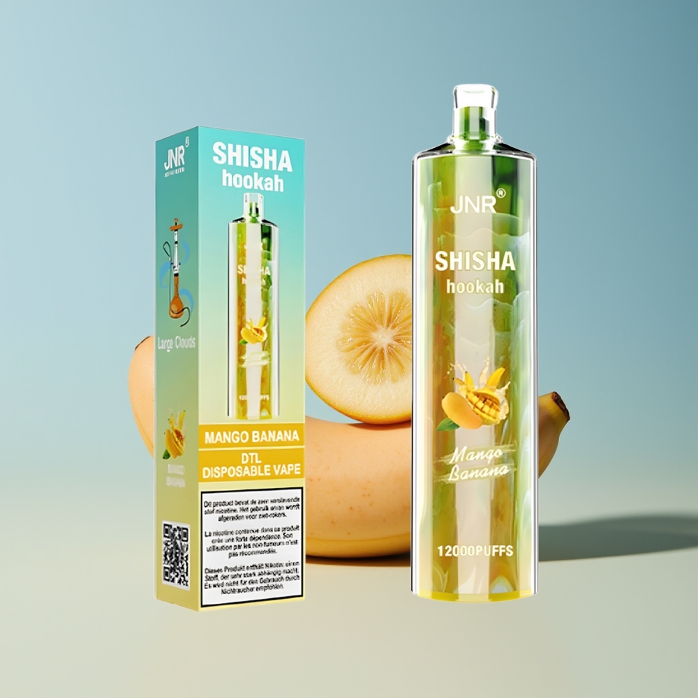 Veleprodaja Slovenija JNR Shisha Hookah 12000 Pufov Mango Banana 750mAh Type-C