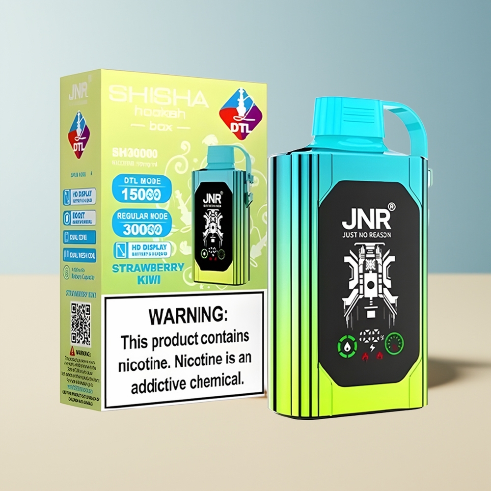 Veleprodaja Slovenija JNR Shisha Hookah Box 20500 Puffov Dvojno Jedro Jagoda Kivi