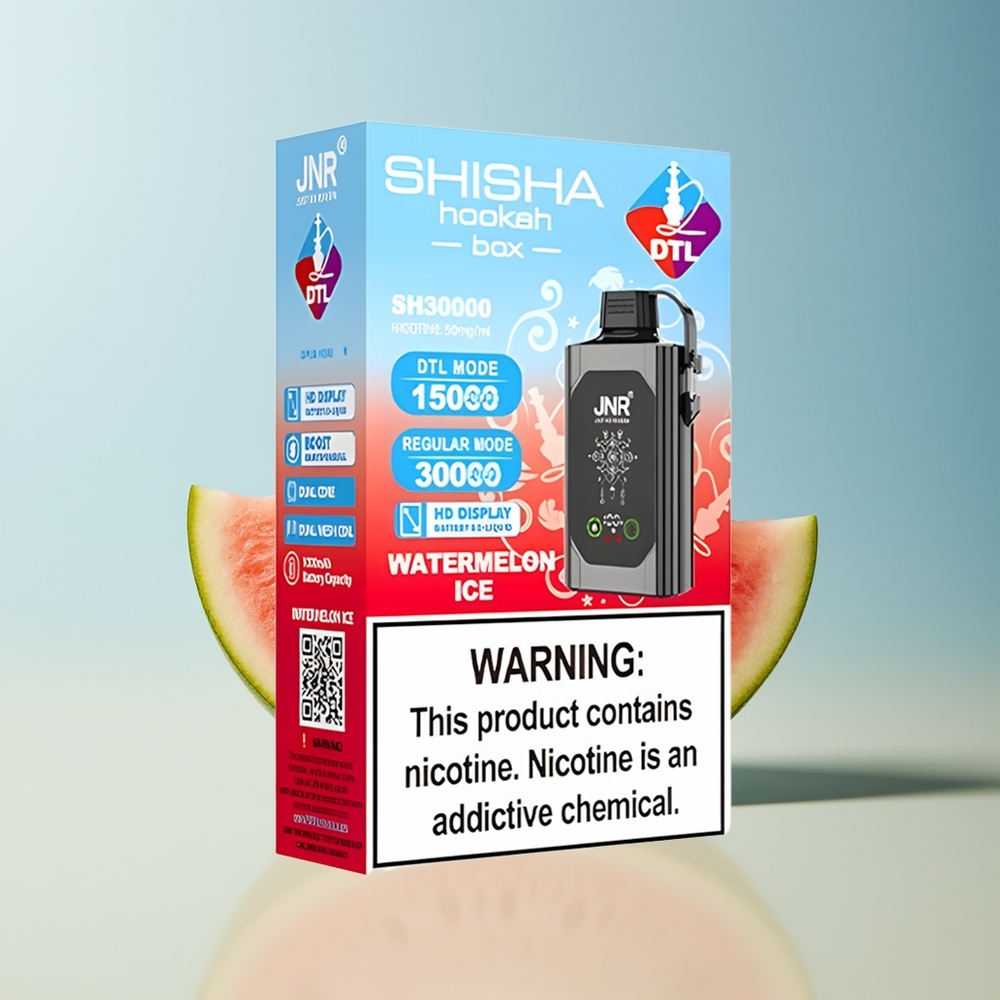 Veleprodaja Slovenija JNR Shisha Hookah Box 20500 Pufov Vape Lubenica Led Dual Mesh Coil