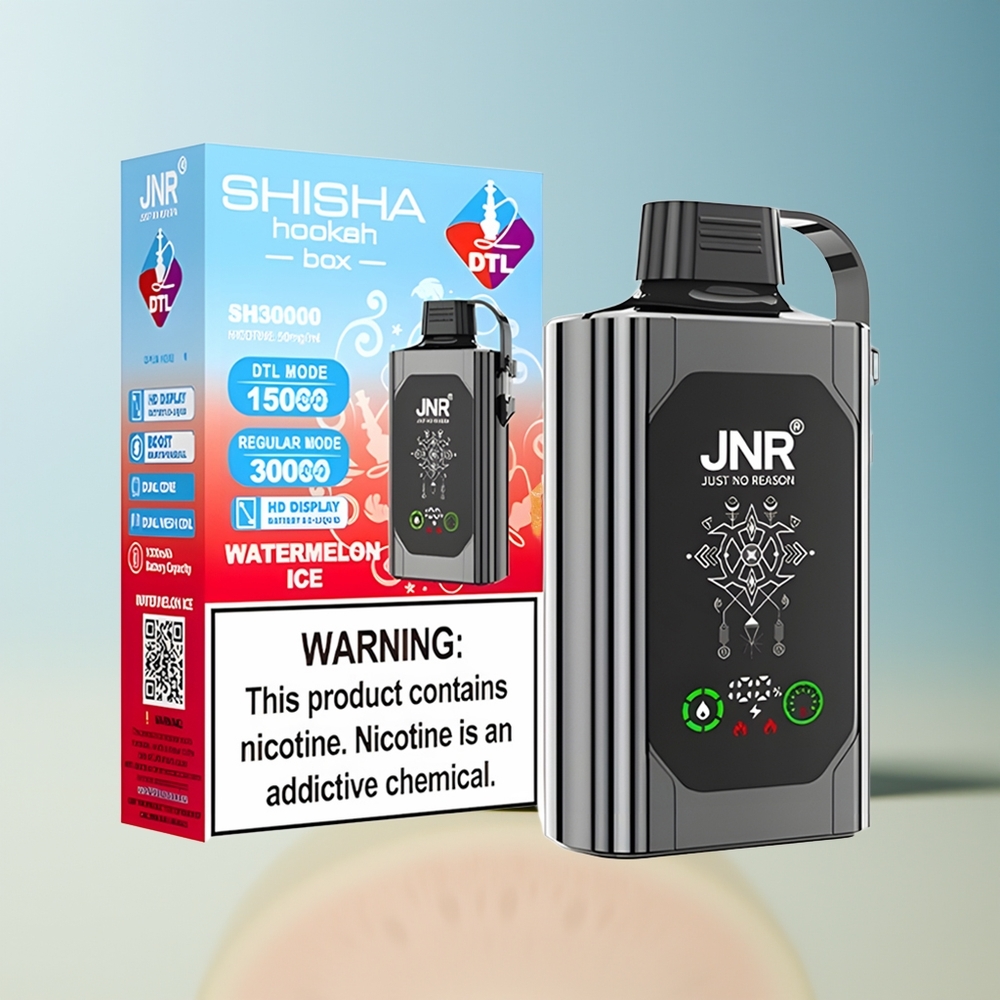 Veleprodaja Slovenija JNR Shisha Hookah Box 20500 Pufov Vape Lubenica Led Dual Mesh Coil