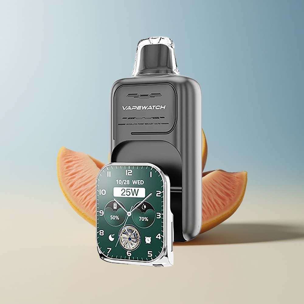 Veleprodaja Slovenija JNR VapeWatch 30000 Puffov Trojni Jagodi 1000mAh Type-C Hitro Polnjenje