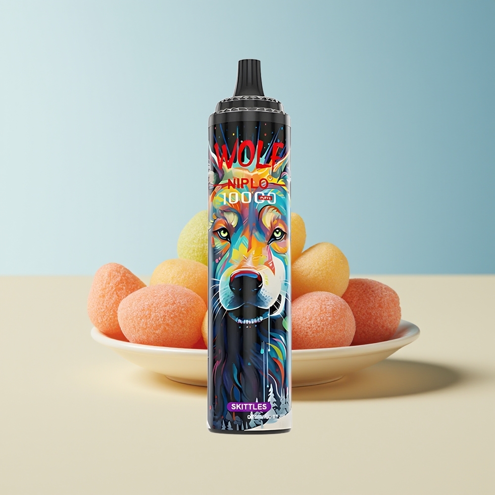 Veleprodaja Slovenija JNR Wolf Niplo 10000 Pufi Skittle 20ml Type-C Hitro Polnjenje