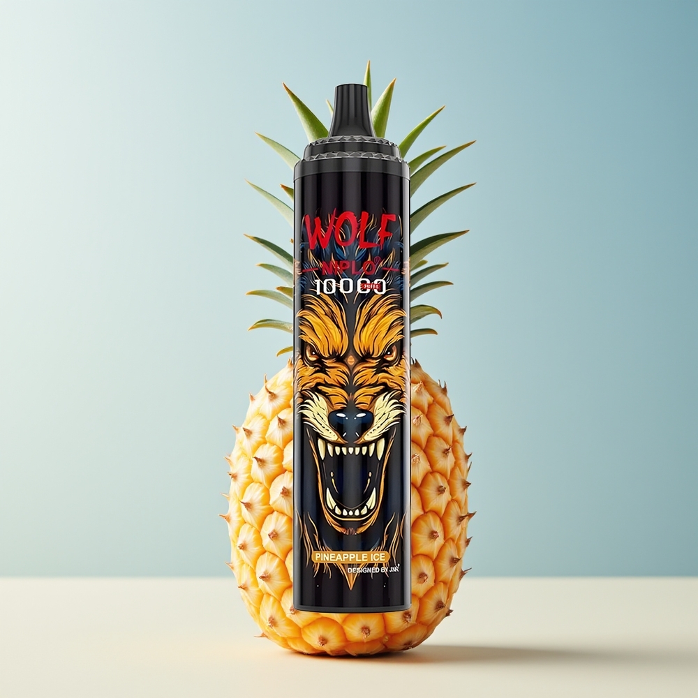 Veleprodaja Slovenija JNR Wolf Niplo 10000 Pufov Pineapple Ice 10 Ohm Type-C