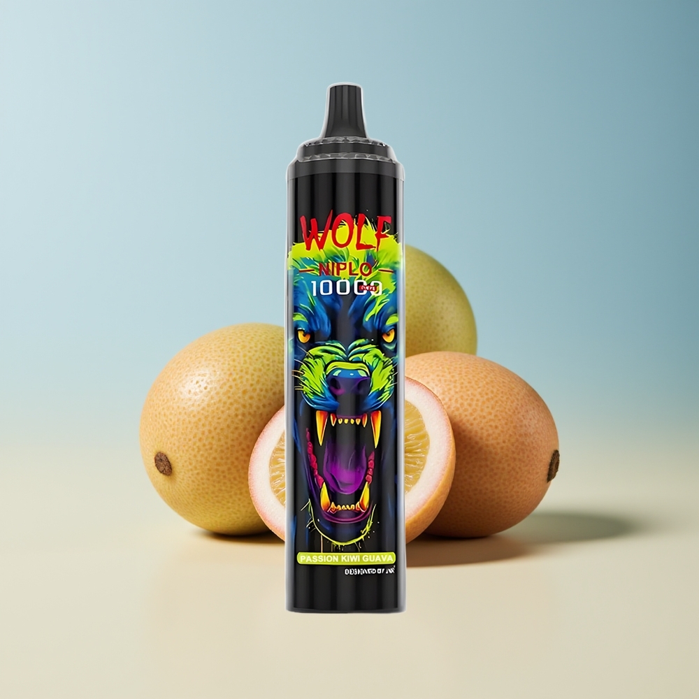 Veleprodaja Slovenija JNR Wolf Niplo 10000 Pufov Vape Pasijonka Guava 20ml Type-C