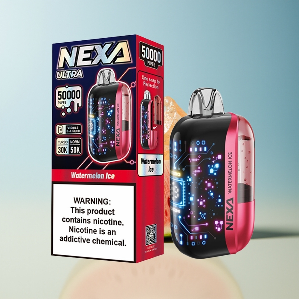 Veleprodaja Slovenija NEXA Ultra 50000 Puff Lubenica Led 20ml 800mah
