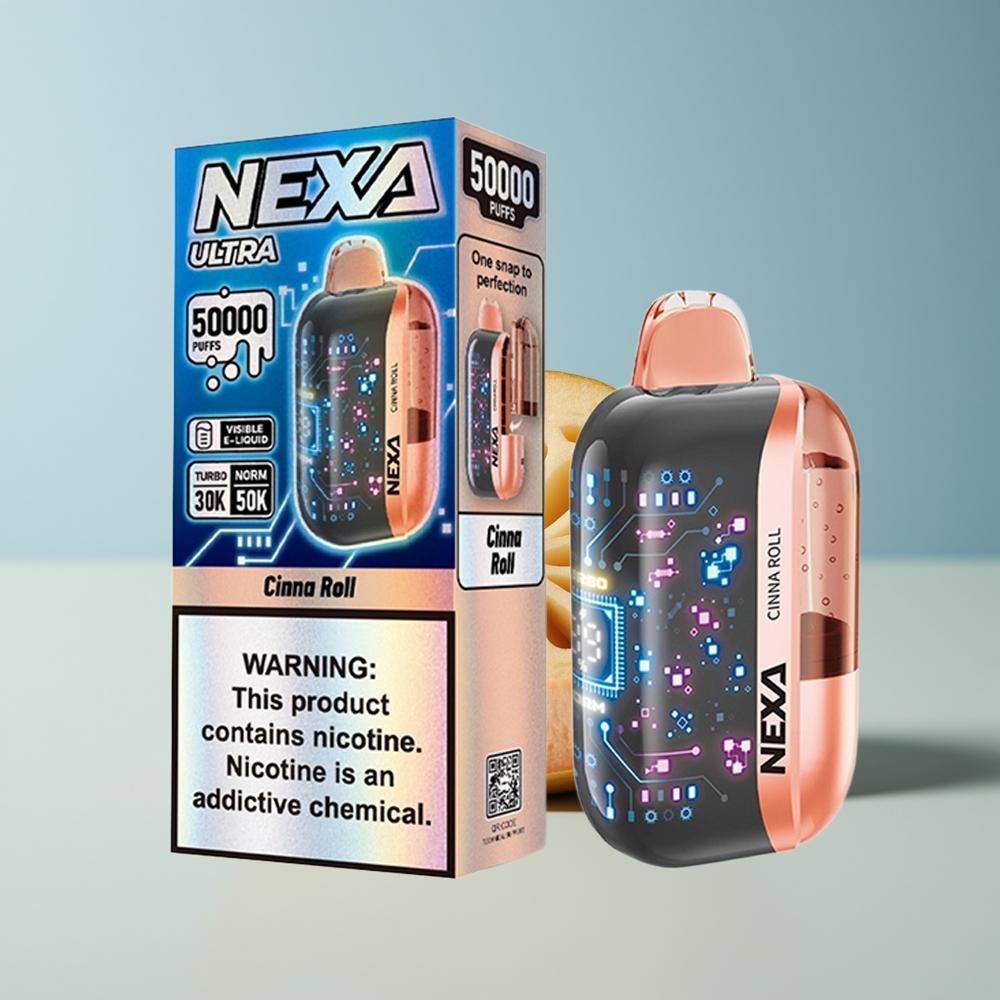 Veleprodaja Slovenija NEXA Ultra 50000 Puffs Cinna Roll 20ml 5