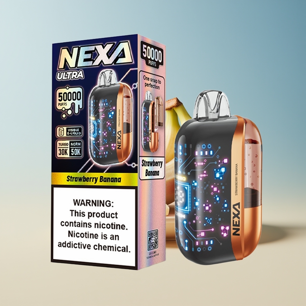Veleprodaja Slovenija NEXA Ultra 50000 Puffs Jagoda Banana 20ml 5